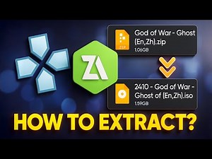 How To Extract PPSSPP Games zip file | How To Extract Zip Files psp | Extract Using Z Archiver