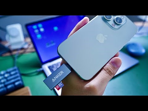 iPhone 15 Pro day3 128GB買った人はぜひこれを使ってください(Anker USB-C 2-in-1 カードリーダー)