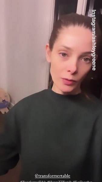 Ashley Greene transforms the playroom into a dining room for Thanksgiving