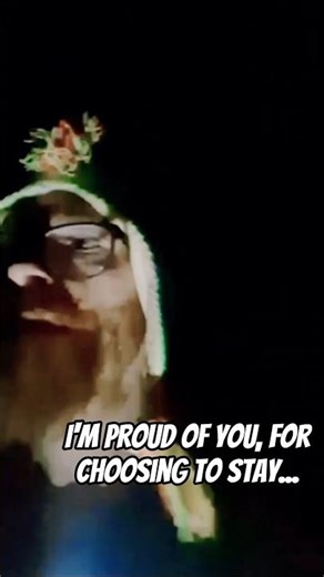 A message from the woods: For anyone who chose to stay... ​#Homeless #ImProudOfYou #LivingInTheWoods