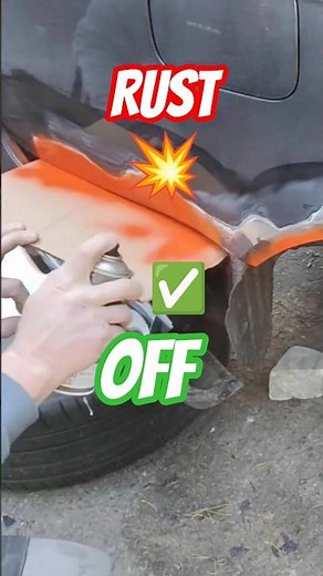 Rust removal DIY, Primer on. #mechanic #howto #automobile