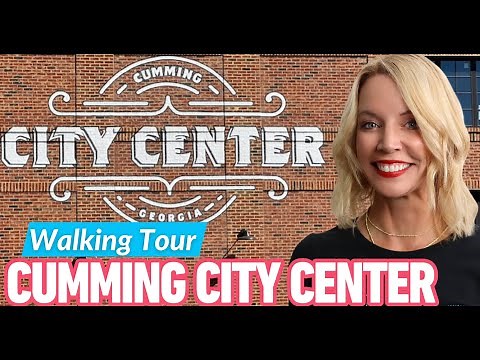 Brand New Cumming City Center Walking Tour in Georgia!
