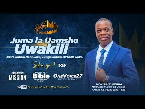 🔴LIVE: JUMA LA UAMSHO WA UWAKILI // MCH. PAUL SEMBA // DAY 4 : 11/02/2026