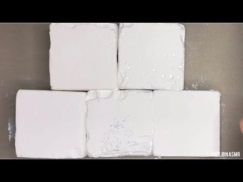 28 Block Gym Chalk Crumble | Satisfying ASMR