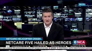 The healthcare workers who died in a helicopter crash are being hailed as heroes who died in the line of duty. A Netcare motorcade drove from Krugersdorp to Milpark in Johannesburg to pay tribute to their fallen colleagues. eNCA’s Lindokuhle Xulu has that story. Courtesy #DStv403 | eNCAnews