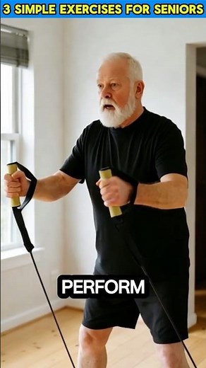 3 Easy Exercises for Seniors After 60 #healthyaging #healthtips