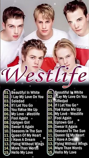 Best Songs Of Westlife - Westlife Greatest Hits Playlist Full Album 2025