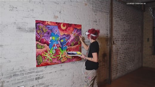 Using augmented reality to make art