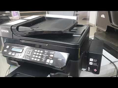 IMPRESORA EPSON L555 Tintas 100%, Multifuncional- Amplía- Reduce- ADF - Color- Venta- Garantía.