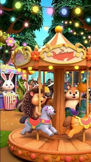 🌟 Forest Fête – Magical Animal Carnival 🎪 #animation #cartoon