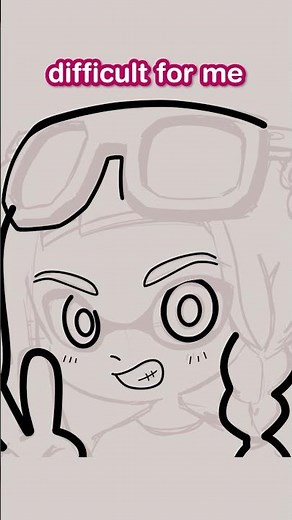 DRAWING a Splatoon INKLING Commission in MY STYLE