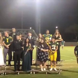410K views · 11K reactions | CONGRATS ANNA! ❤️ This Kingsburg High School student was crowned homecoming queen just before today's Friday Night Football game! Anna Davis' dad says she's the first person going through special education to get the honor at her school. LOOK AT HER DANCE! #FNFABC30 | ABC30 Action News | Facebook