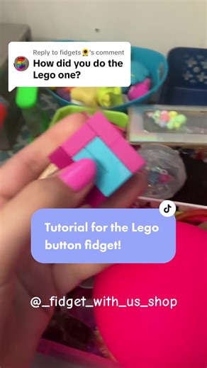 DIY Lego Button Tutorial - Homemade Fidget Toy