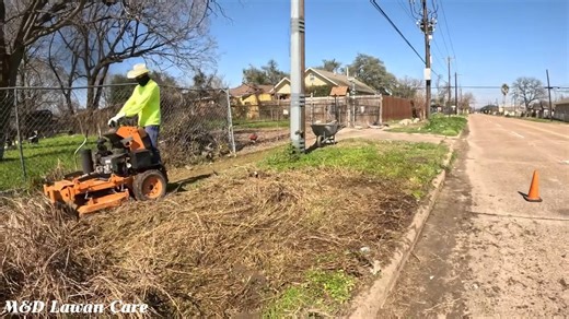 Most Satisfying Lawn Cleanup – Overgrown Yard Gets A Stunning Makeover | M & D Lawn Care Original