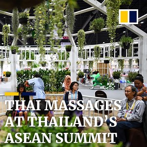 10K views · 66 reactions | Reporters at the 35th Asean summit were offered a nice job perk. Thai masseuses were on site to help refresh exhausted journalists. More on Asean: sc.mp/Asean | South China Morning Post | Facebook