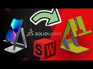 "Créer ce support téléphone de A à Z sur SolidWorks 📐"