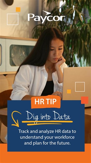 Today's HR tip: Don't just collect data, use it! Tracking and analyzing HR data gives you valuable insights into your workforce. Once you understand their needs, you can update your strategy accordingly. | Paycor