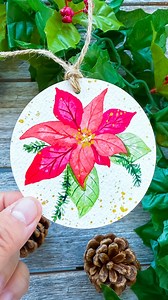 38K views · 1.4K reactions | Poinsettia simplified! Paint this...