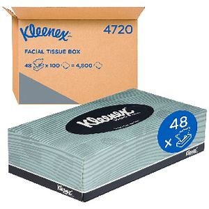 Kleenex 2 Ply Facial Tissues 100 Sheet 48 Pack