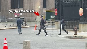 Diddy Trial Judge Arun Subramanian Walks To Work