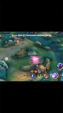 DRONE VIEW MOBILE LEGENDS X7 HORIZONTAL ADVENCE SERVER #droneviewmlterbaru