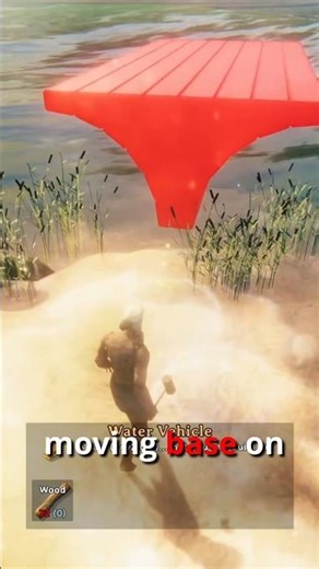 Turn your raft into a floating fortress! #valheim #tips