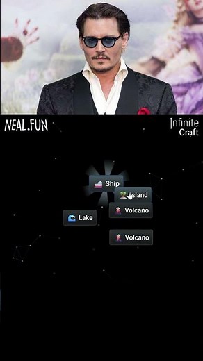 How to make Johnny Depp in Infinite Craft #infinitecraft #johnnydepp