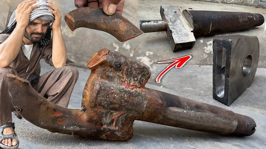 The Shattered Tractor Trolley Long Hook I Repaired Incredible With Using D-Shape Iron Piece… | HD Channel
