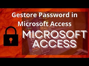Gestore password con Microsoft Access