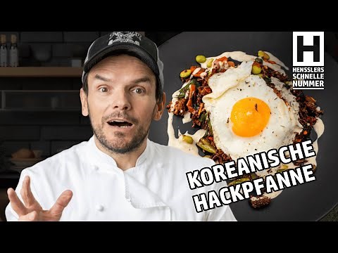 Quick Korean minced meat pan recipe "live on tape" by Steffen Henssler