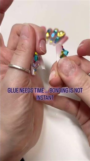 RETENTION STARTS AFTER APPLICATION #beginnernails #nails #diynails #blingnails #gelxnails