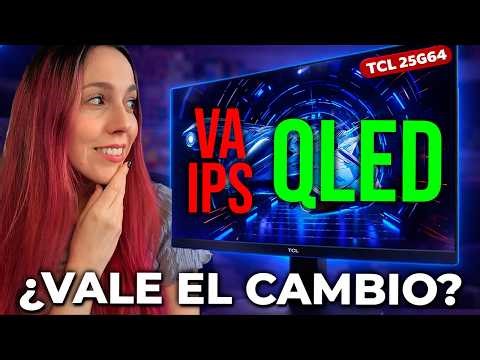 ¿Vale la pena un MONITOR GAMER QLED? | TCL 25G64 Mini Led