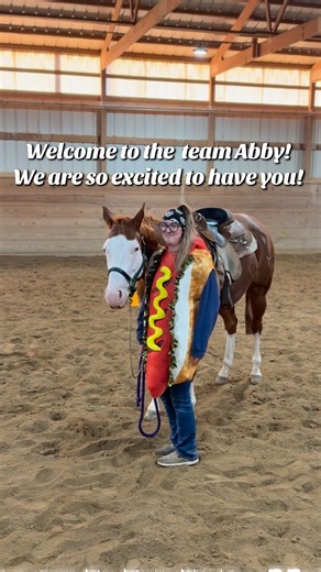 Meet Abby — our new trainer who’s seriously good with horses… and not-so-seriously dressed like a hot dog 🌭🐴 Welcome to the County Line crew! Book a lesson with Abby today! -tap “Book Now” on our page, or schedule directly here: https://squ.re/3MpdcvW #HotDogTrainer #SpookySeason #HalloweenFun #Equestrianhumor #teamCLF | County Line Farm, LLC
