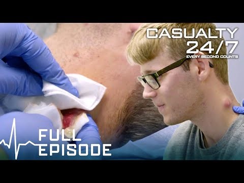 Trainee Paramedic Driver Has A Lump On His Neck 🚑 | FULL EPISODE | S03E07 | Casualty 24/7