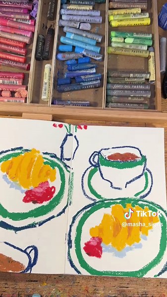 Creative Breakfast Art: Drawing My Favorite Foods
