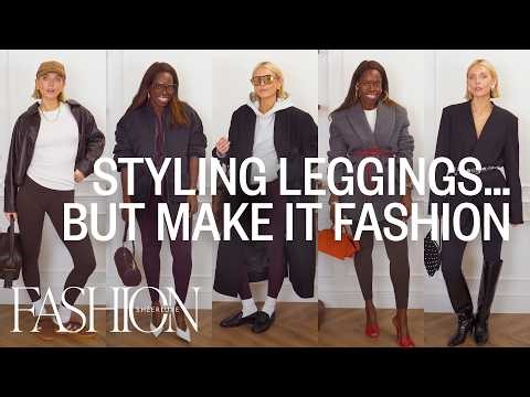 6 Chic Ways To Style Leggings: Workwear, Going-Out & Off-Duty Looks | SheerLuxe Fashion