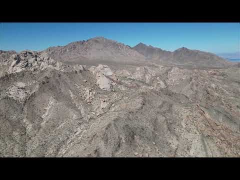 Newberry Mountains, Christmas Tree Pass, drone video