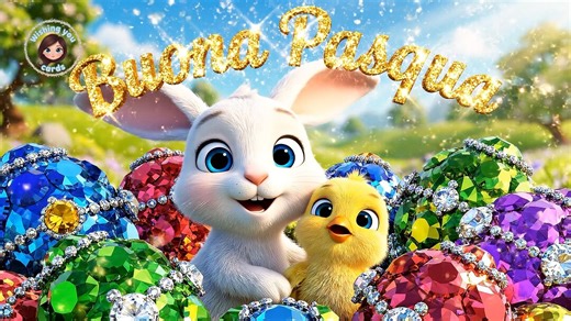 Animated Easter Video Card: Bunnies, Chickens, Happy Easter (MP4 Download) - Etsy