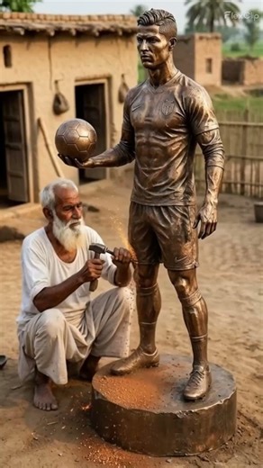 Cristiano Ronaldo Statue