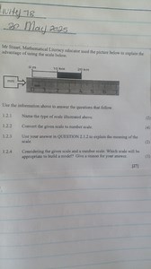 ### Scale Conversion and ApplicationThe problem involves inte... | Filo