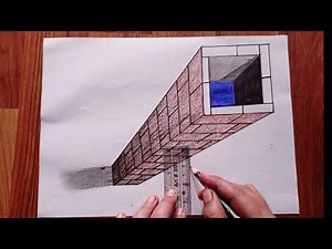 Hacks 3D Optical Illusion Drawing Tutorial | Easy Pencil Art Guide
