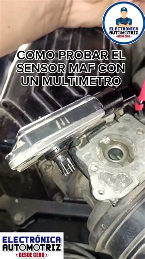 HOW TO TEST THE MAF SENSOR WITH A MULTIMETER!!! #automotiveelectronics #automobile