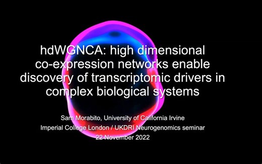 High dimensional co-expression networks enable discovery of transcriptomic drive