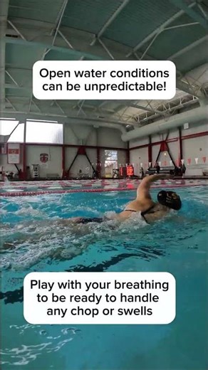 Fact: Open water goals start in the pool