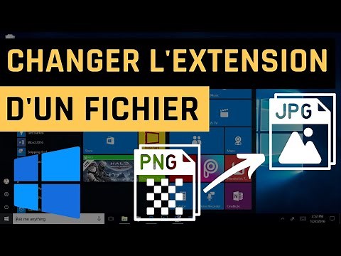Changer l'extension d'un fichier sous Windows 10