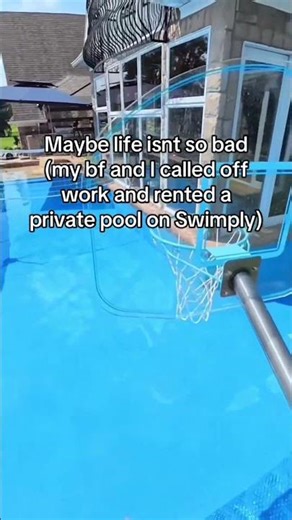 this isnt so bad #poolday #privatepool #SwimplyApp #swimply
