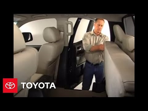 2007 - 2009 Tundra How-To: Folding the Rear Seats (Double Cab) | Toyota