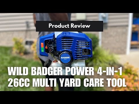Wild Badger Power 4-in-1 26cc Multi Yard Care Tool Review