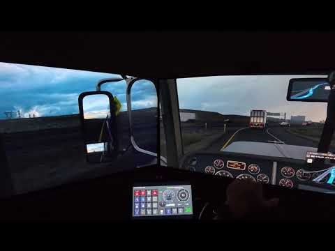 ATS POV - One-hour delivery with triple monitors setup - American Truck Simulator
