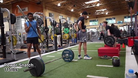 Weightlifting Workout: Power Cleans & Power Snatch Techniques